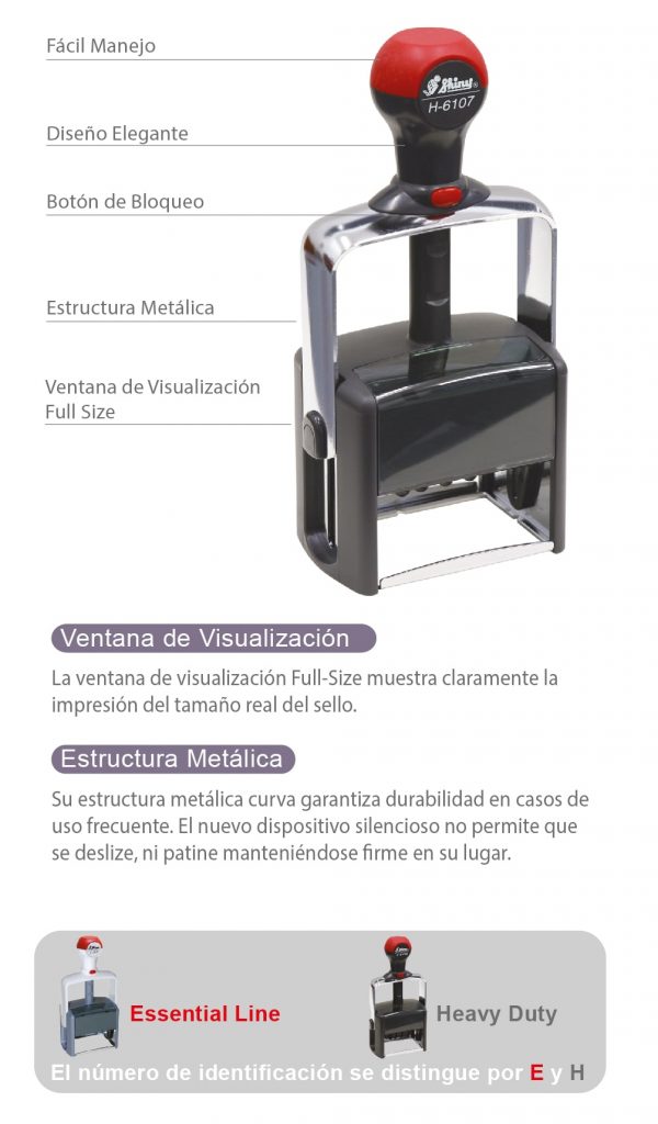 ESSENTIAL LINE Y HEAVY DUTY. SELLO USO RUDO
